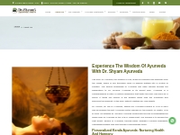 Ayurvedic Treatment in Dubai: Dr.Shyam's Ayurveda UAE