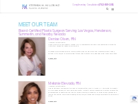 Meet Our Team - Dr. Miller Plastic Surgery Las Vegas, Nevada
