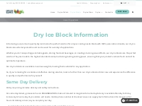 Dry Ice Blocks - Dry Ice Supply