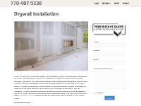 Drywall Installation, Drywall Subcontractors, Atlanta, GA