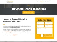 Drywall Repair - Drywall Contractor Honolulu
