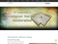 Shower Cultured Marble Restoration Services | D Sapone