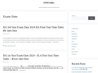 Exam Date Archives - DSSB Online
