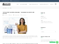 Blog - Aqua Care Water Filter Dubai