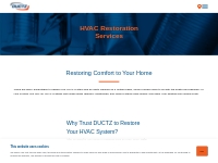 Residential HVAC Restoration Services | DUCTZ