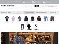 Duke Direct - Big Mens Clothes UK | Big Size Clothes Men | Kingsize Cl