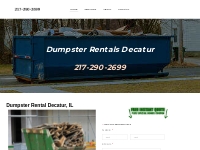 Dumpster Rentals Decatur - Dumpster Rentals, Junk removal, Decatur, Il