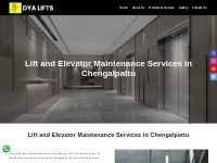 Lift and Elevator Maintenance Services in Chengalpattu | 7806934576