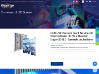 EA3D-VR Outdoor Front Service LED Display Board 3D VR Billboard | Eage