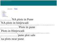 NA Plots in Hinjewadi | Real Estate Pune | Buy/Sale/ Properties