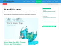 Natural Resources - Earth Reminder