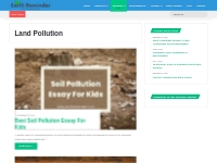 Land Pollution Category - Earth Reminder