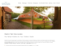 Stretch Tent Hire London - Earth Village Events