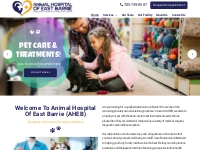 Animal Hospital of East Barrie (AHEB) | Excellence in Practice of Vete