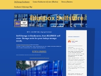 BLUEBOX self store EASTBOURNE offers secure shipping containers (160 s