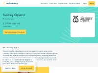 Surrey Opera Fundraising | Easyfundraising