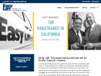 Easy Lift Named Top Paratransit in California