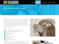 Residential Locksmith Leeds - Easy Pickings Locksmiths