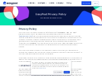 EasyPost Privacy Policy - EasyPost