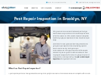 Post Repair Inspection in Brooklyn, NY | Repair Validation