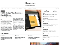 Ebuzznet - Web Design and Blogging