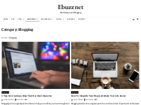 Blogging - Ebuzznet