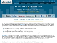 How Cash for Cars Works | Sell Your Cars For Cash in 3 Easy Steps