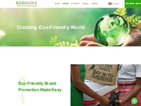 Eco-Friendly Bags Brand | Creating Eco-Friendly World | About EcoSacks