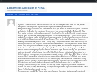  		Activity | Peele Cooke | Econometrics Association of Kenya | Page 1