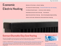 German Chamotte Clay Core Heating - Economic Electric Heating