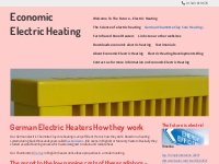 German Electric Heaters How they work - Economic Electric Heating