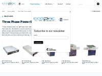 Three Phase Power Supplies | Ecopac Power