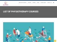 LIST OF PHYSIOTHERAPY COURSES, Jobs, Career | Edu Dictionary