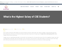 What is the Highest Salary of CSE Students | Edu Dictionary
