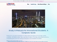 Study In Malaysia