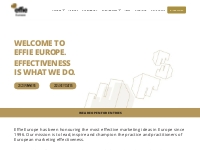 Effie Awards Europe   Awarding ideas that work!