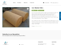 Coir Blanket Rolls Manufacturer   Wholesaler | EHG 360
