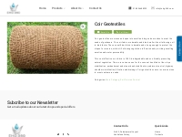 Coconut Fiber Fabric | Coir Geotextiles Manufacturer | EHG 360