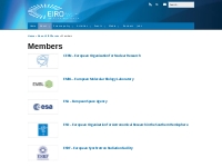 Members | About EIROforum | EIROforum