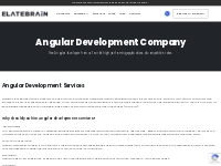 Angular Development Company - ELATEBRAIN PRIVATE LIMITED