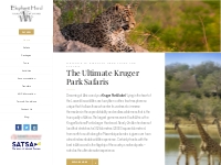 Kruger Park Safaris and Tours for Small Groups and Private Groups