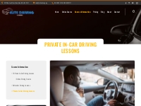 Private In-Car Driving Lessons - Elite Driving