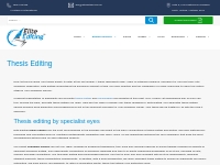 Thesis Editing   Proofreading Services Australia | Elite Editing -