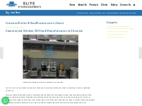 Commercial Kitchen SS Hood Manufacturers in Chennai - Elite Kitchen Eq
