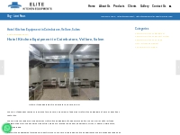 Hotel Kitchen Equipment in Coimbatore, Vellore, Salem - Elite Kitchen 