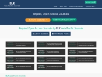 Open Access Journals in India - ELK Asia Pacific Journals