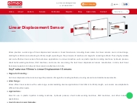 Best Linear Displacement Sensor and linear Scale Manufacturer in India