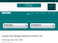 Affordable Self Storage Units- Country Club Storage El Reno