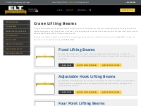 Crane Lifting Beams | ELT:Engineered Lifting Technologies, Inc.