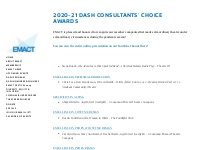 2020-21 DASH Consultants Choice Awards - Eastern Massachusetts Associa